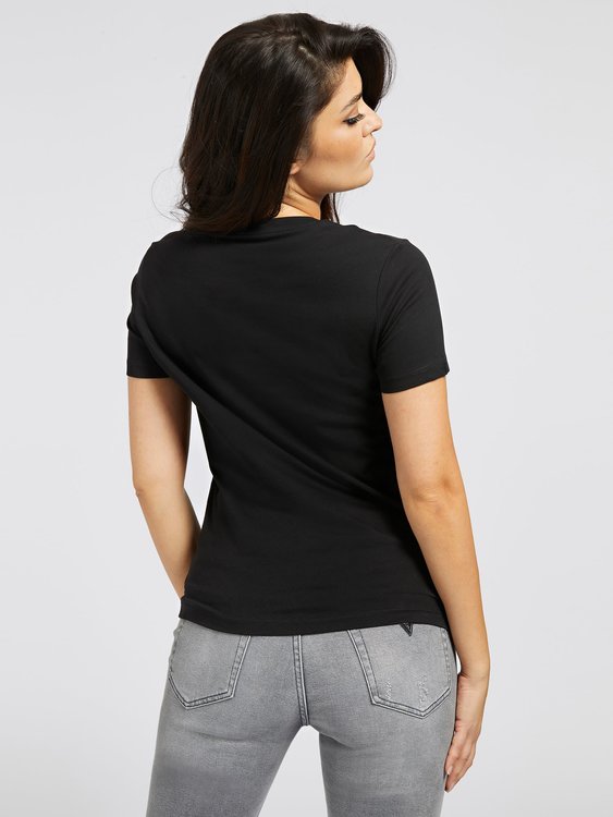 Módní Logo triko, Černá barva, 2021, 2020