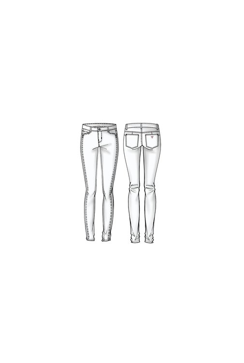 Módní Curve X kalhoty, Bílá barva, 2022 1