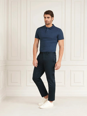 Polo tričko – Marciano, Modrá, Navy barva Muži