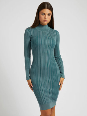 Colette svetrové šaty – Guess, Modrá barva Ženy