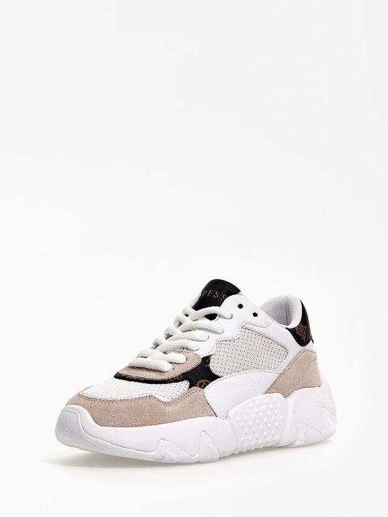 GUESS – Goldon tenisky, Bílá barva