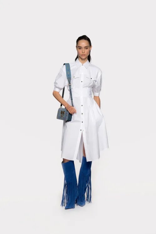 Abbigliato šaty – Pinko, Bílá barva Ženy