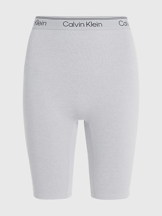 Knit Biker šortky Šedá barva Ženy