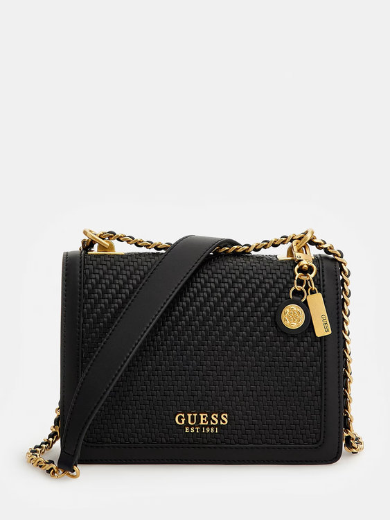 GUESS – Abey crossbody, Černá barva
