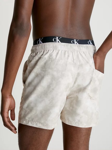 Módní CK Authentic plavky, Šedá barva, 2023