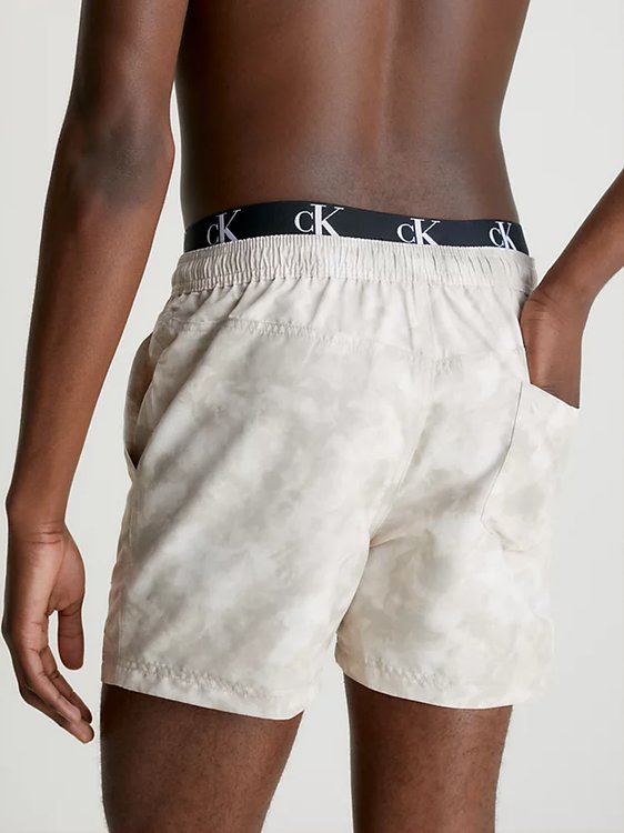 Módní CK Authentic plavky, Šedá barva, 2023