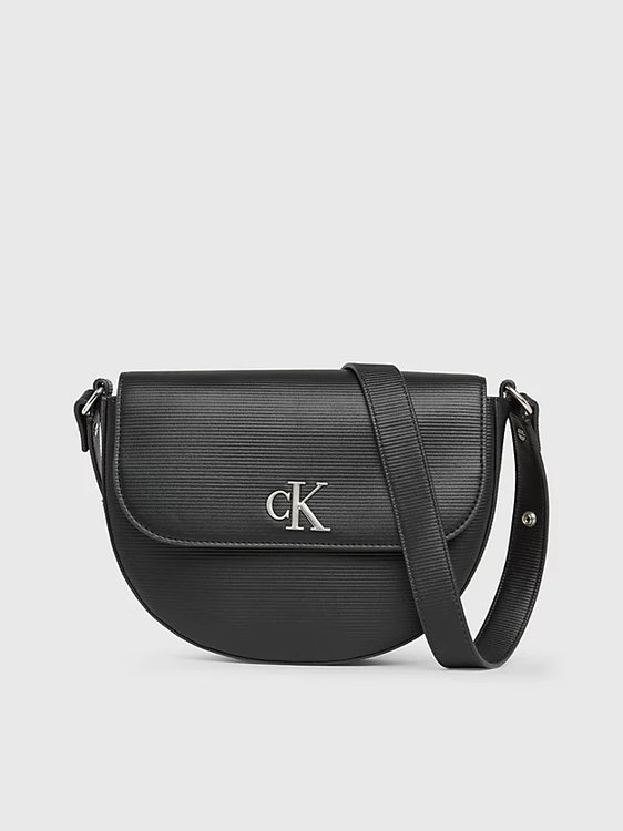 Calvin Klein Jeans – Minimal Monogram crossbody, Černá barva