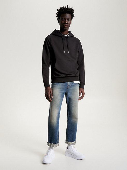 1985 Hoody mikina – Tommy Hilfiger, Černá barva Muži