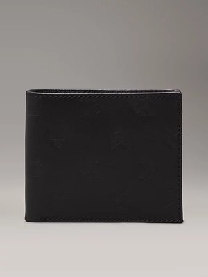 Calvin Klein Jeans – Emboss Bifold peněženka, Černá barva