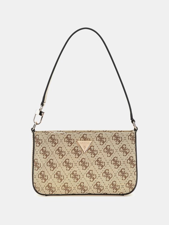 GUESS – Twiller Mini Top Zip kabelka, Zlatá barva