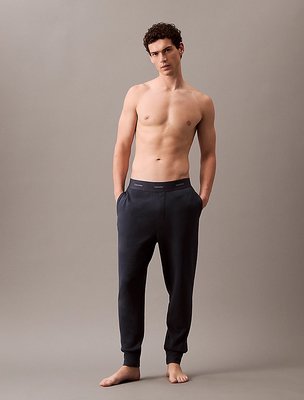 Calvin Klein Underwear – Modern Terry Jogger tepláky, Modrá barva