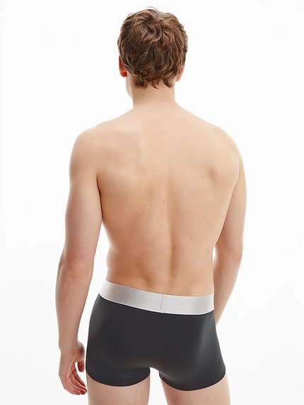 Módní Micro Steel boxery 3ks, Černá barva, 2022