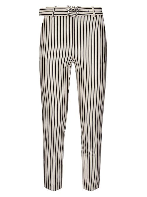 Módní Potenza kalhoty, Bílá, Černá barva, 2022