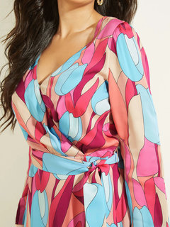 Bloom šaty Modrá, Multi, Růžová barva Ženy