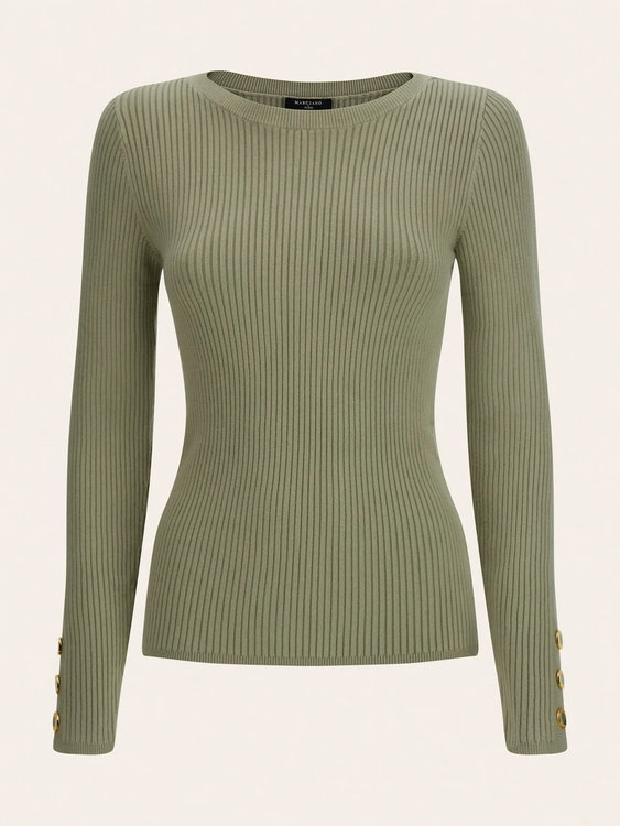 Flora svetrový top Zelená barva Ženy