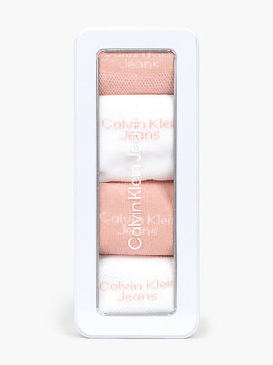 Crew ponožky 4ks – Calvin Klein Jeans, Bílá, Růžová barva Ženy