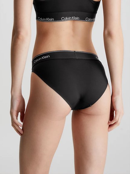 Módní Modern Cotton bikiny, Černá barva, 2023