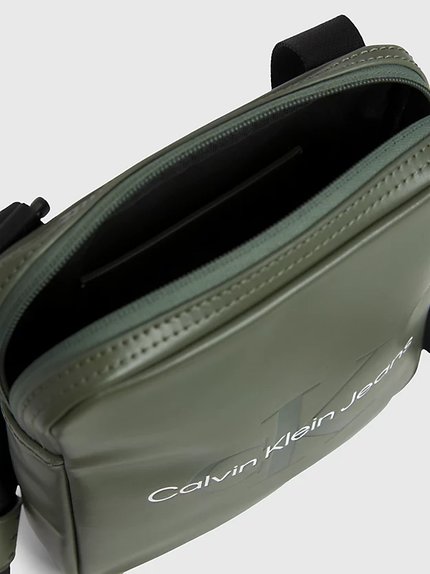 Módní Monogram crossbody, Khaki, Zelená barva, 2023