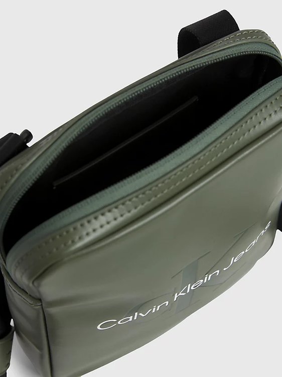 Módní Monogram crossbody, Khaki, Zelená barva, 2023