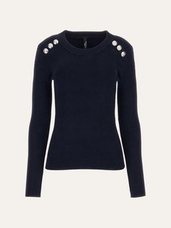 Teti svetrový top Černá barva Ženy