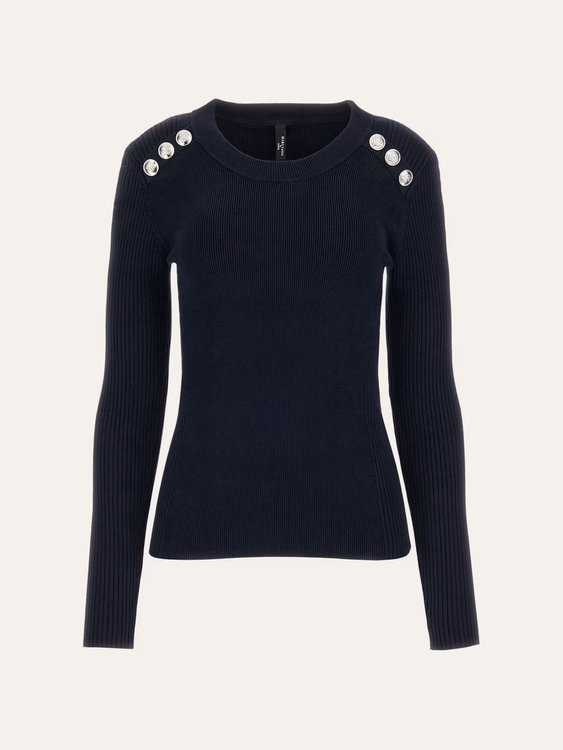 Teti svetrový top Černá barva Ženy