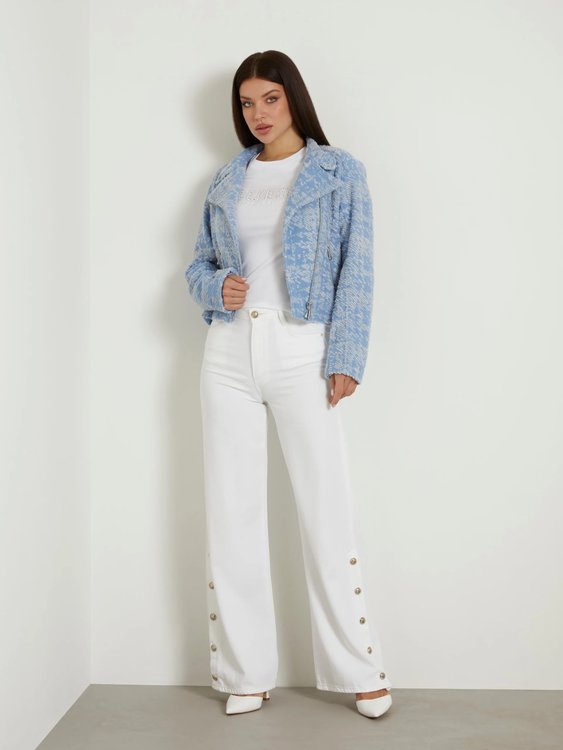 Sangallo triko – GUESS, Bílá barva Ženy