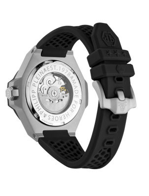 $KELETON ROYAL hodinky – Philipp Plein, Černá, Stříbrná barva Muži