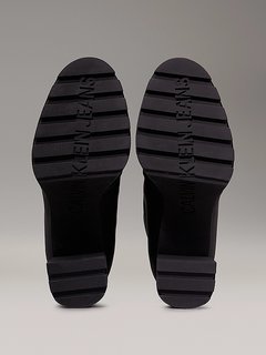 Heel Platform kozačky krátké Černá barva Ženy