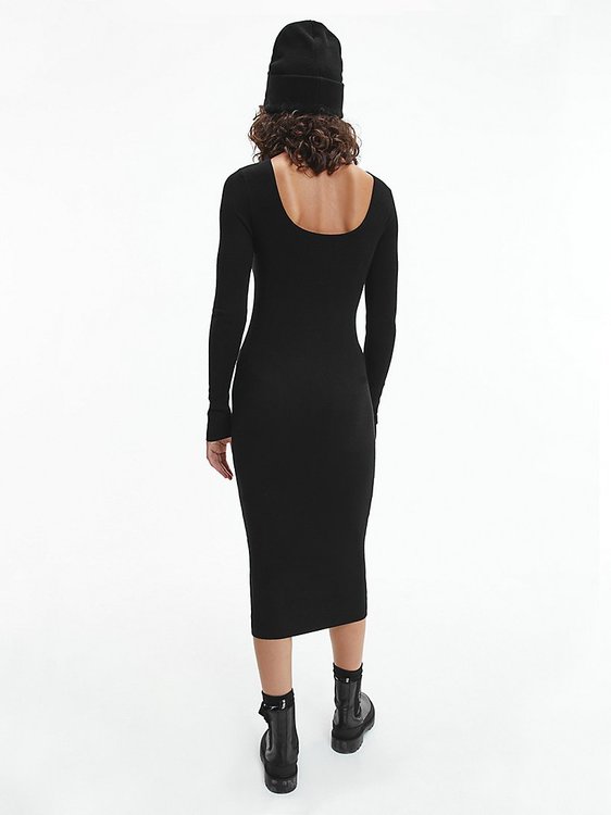 J20J217934-BEH šaty l/s – Calvin Klein Jeans Ženy