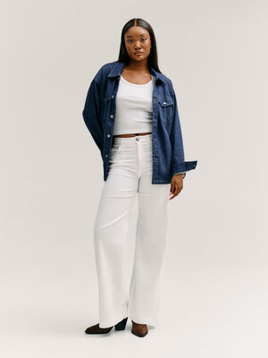 GUESS – Bellagio jeans, Bílá barva