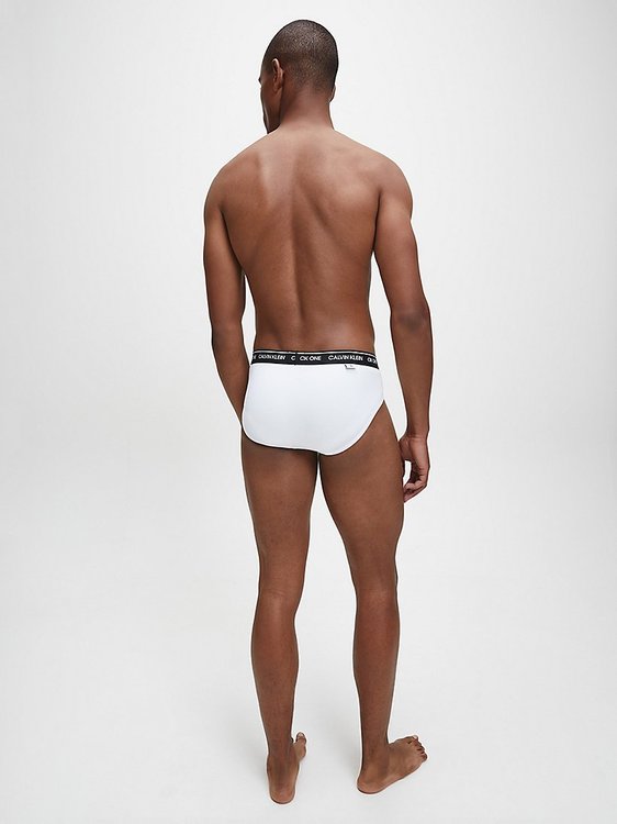 Módní Ck One 2 Pack  Slipy, Bílá barva, BASIC