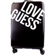 Guess – Haidee střední kufr, Černá barva