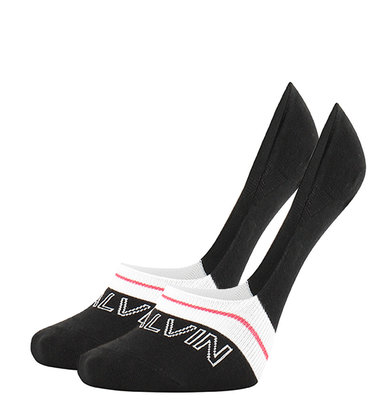 Calvin Klein Jeans – Logo ponožky, Černá barva