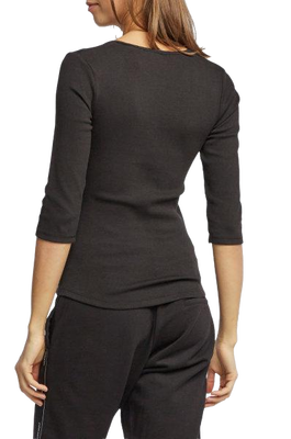 Logo tričko Černá barva Ženy