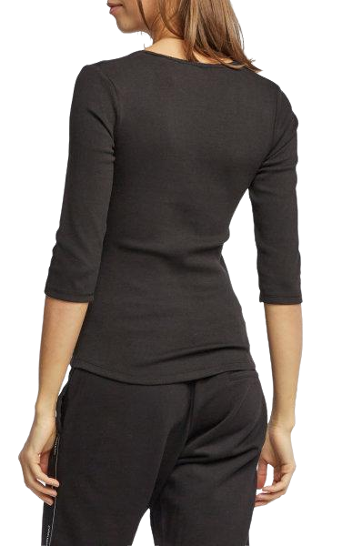 Logo tričko Černá barva Ženy