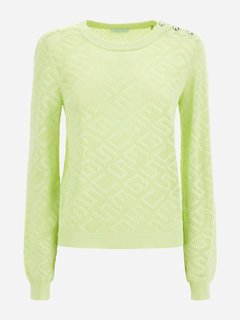 Luxusní Paula svetr, Zelená barva, XS, S, M, L