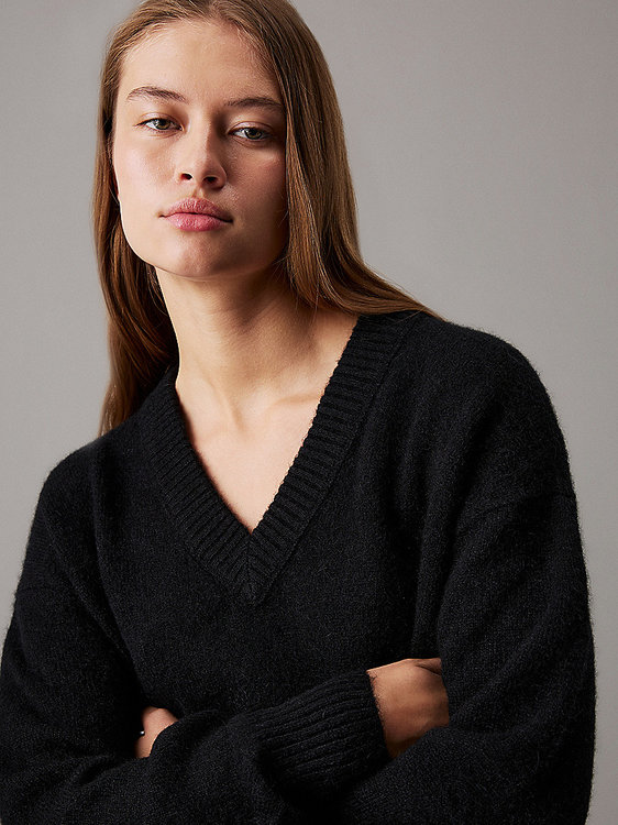 Módní Textured Sweat šaty, Černá barva, 2024