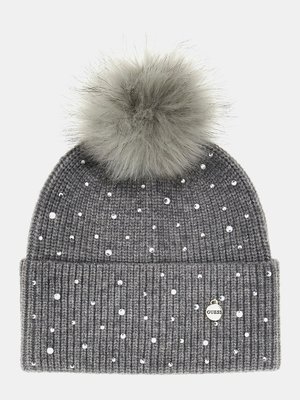 GUESS – Beanie čepice, Šedá barva
