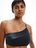 Luxusní KW0KW01607-BEH plavky BRALETTE ONE SHOULDER-RP, S, M, L
