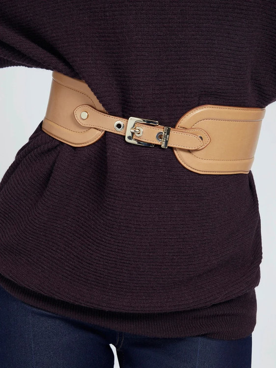 Lauren pásek do pasu Béžová barva Ženy