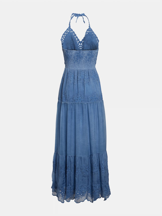 Vanda šaty Modrá barva Ženy