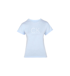 Embroidered triko Modrá barva Ženy