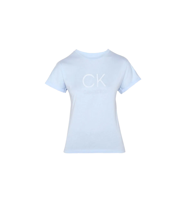 Embroidered triko Modrá barva Ženy