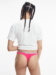 Radiant Cotton tanga 3ks Černá, Růžová barva Ženy