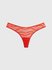 Calvin Klein Underwear – Allover Lace tanga, Červená barva