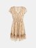 Luxusní Brigida šaty, Béžová barva, XS, S, M, L