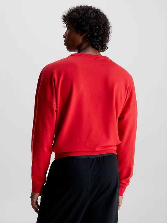 Modern Cotton Holiday mikina – Calvin Klein Underwear, Červená barva Muži