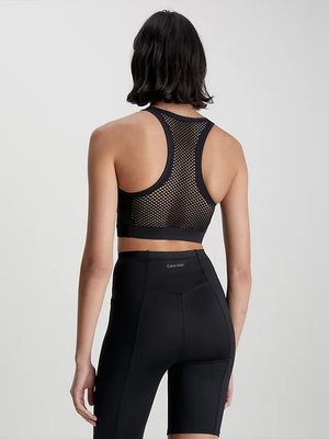 Medium Impact sportovní podprsenka – Calvin Klein Performance, Černá barva Ženy