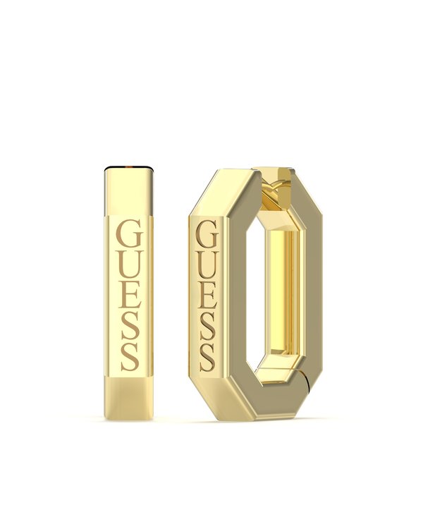 GUESS – Love Me Tender náušnice, Zlatá barva