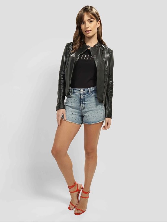 Luxusní Ls Harley bunda, Černá barva, S